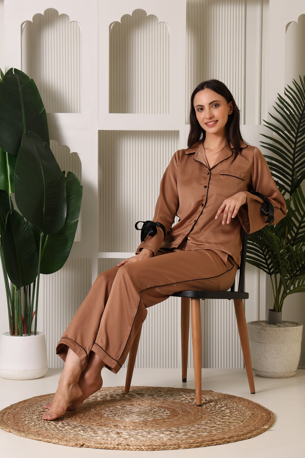 CHOCO BOW CO-ORD SET