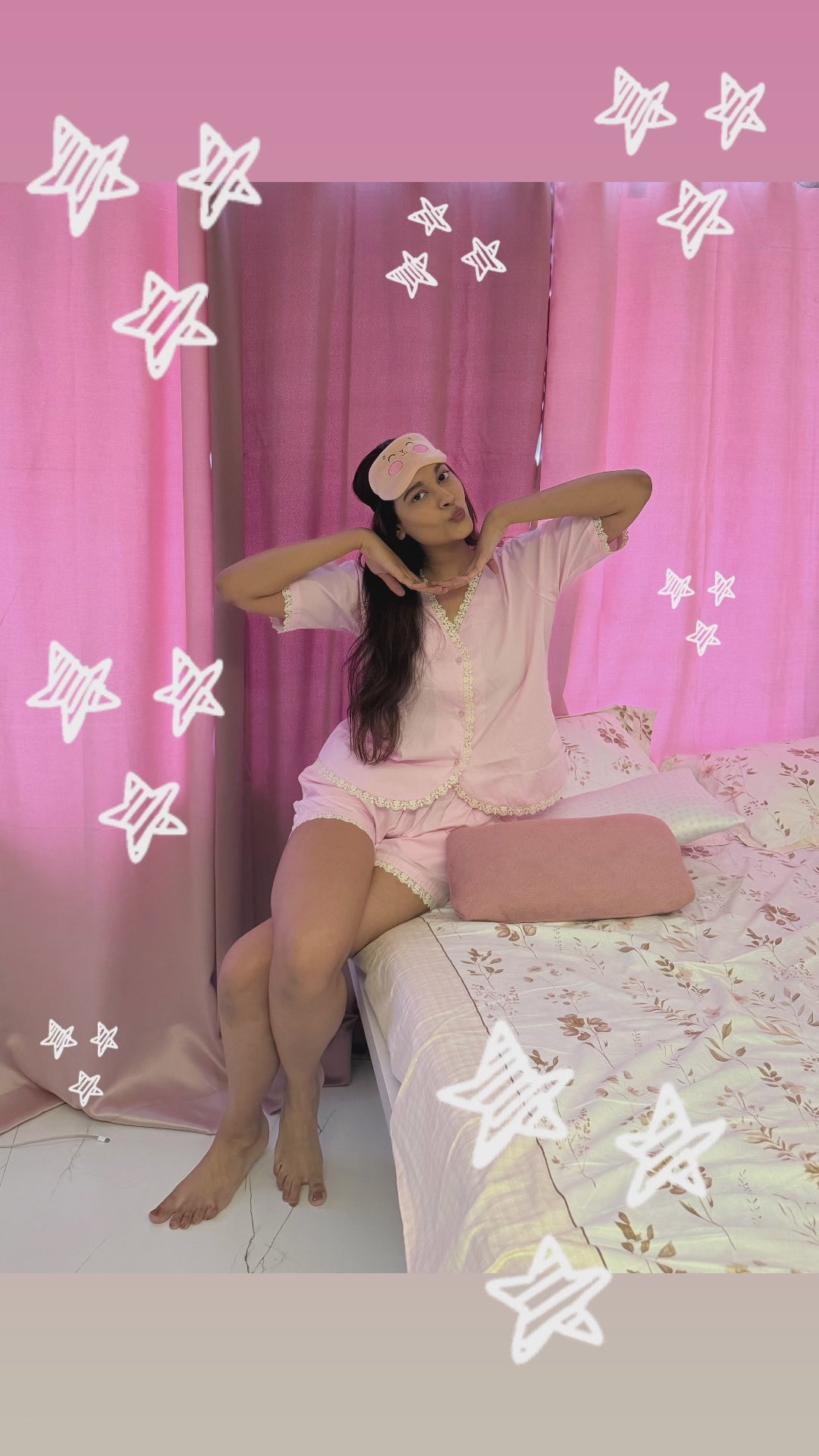 ROSY POPSICLE SHORT SET